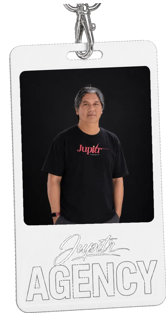 Jupitr crew pass for Agustinus Agung